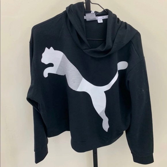 NET BLACK PUMA DRYCELL SPORT HOODIE S! - Picture 3 of 6